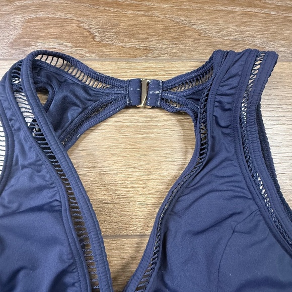 Michael Kors Women's Cruise One Piece Navy Blue Swimsuit, Size 10, Summer, Beach - Picture 5 of 15